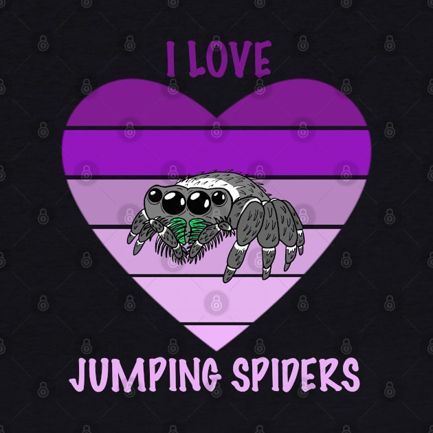 I Love Jumping Spiders by SNK Kreatures